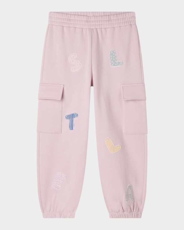 Girl's Stella Patches Jogger Pants, Size 4-8